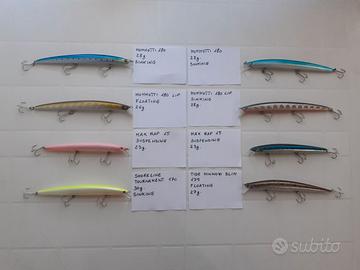 Esche artificiali per la pesca spinning