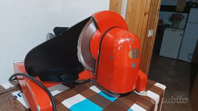 affettatrice vintage funzionante anni 70 arancione