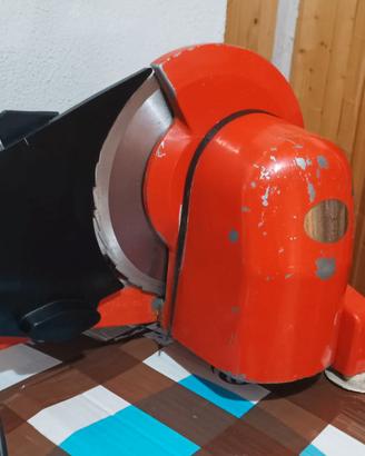 affettatrice vintage funzionante anni 70 arancione