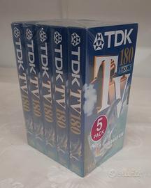 Cassette VHS TDK da 180min.