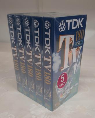 Cassette VHS TDK da 180min.