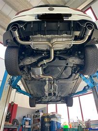 Golf GTI 7 7.5 8 scarico 76mm con valvola