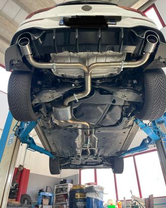 Golf GTI 7 7.5 8 scarico 76mm con valvola