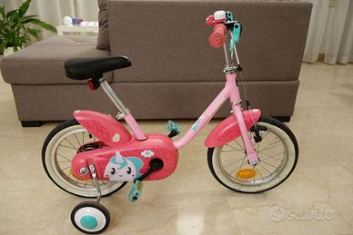Bicicletta Decathlon bambina 14"