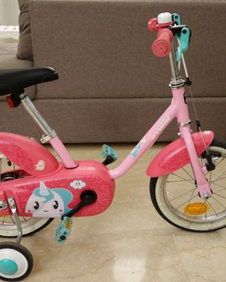 Bicicletta Decathlon bambina 14"