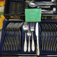Set Completo Posate Acciaio 18/10 Inox filo d'or