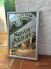 Specchio pubblicitario birra Nastro Azzurro