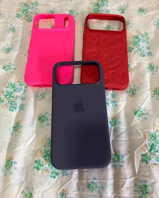 3 Custodie (1 originale apple) iphone 17 pro max