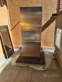 CAPPA ASPIRANTE ACCIAIO INOX E VETRO