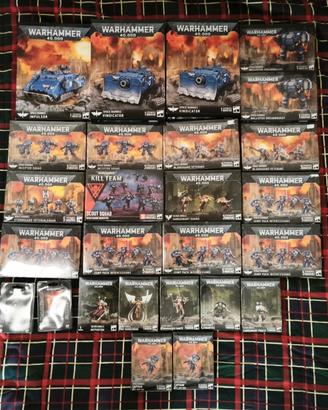 Warhammer 40k Lotto Miniature Space Marine 