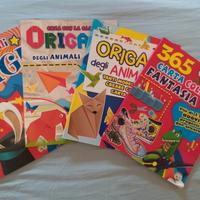 4 libri di magia, origami e lavoretti
