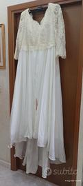 Abito da Sposa DA LAVARE vestito usato panna