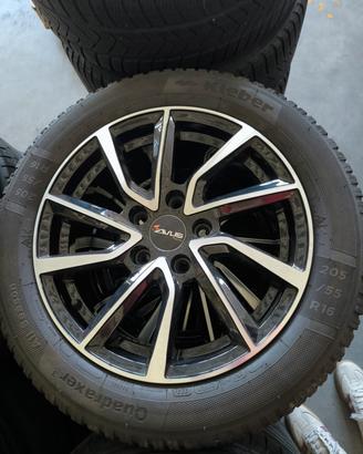 Set Cerchi 16"+ Gomme 205/55 R16 Michelin-Kleber 
