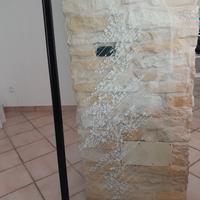 parete doccia per vasca in vetro