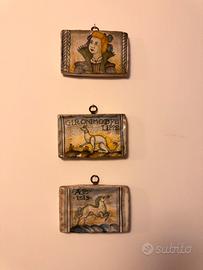 Mattonelle dipinte a mano Saca Castelli