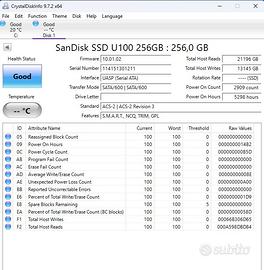 SSD Sandisk SDSA5JK-256G x ASUS Zenbook UX21 UX31