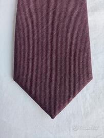 Cravatta  J.H. Damhon in 100% lanaColore Bordeaux