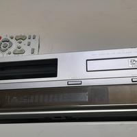 LETTORE VHS DVD DIVX CD MP3 COMBO 6 TESTINE HIFI+T