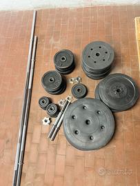Attrezzatura completa palestra home gym