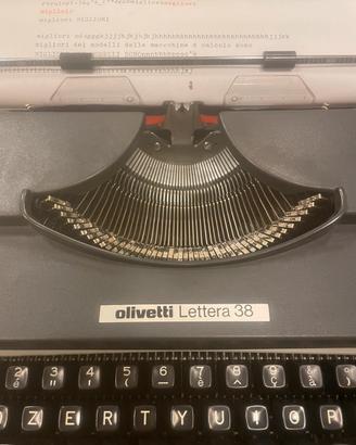 olivetti lettera 38