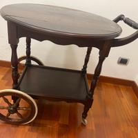 Carrello portavivande artigianale 1950