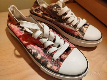 Scarpe donna fantasia animalier IT 38