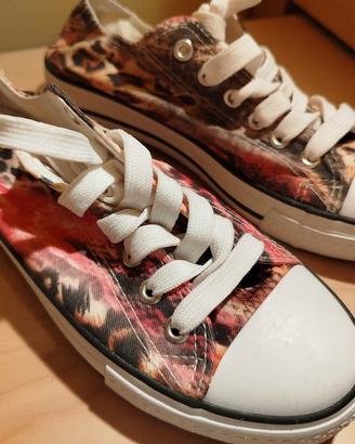 Scarpe donna fantasia animalier IT 38