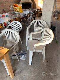 Sedie in plastica