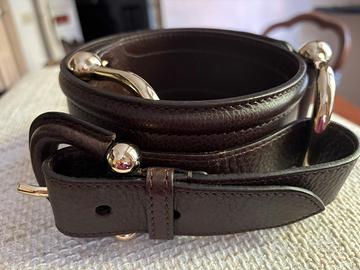 Cinturone Burberry in cuoio