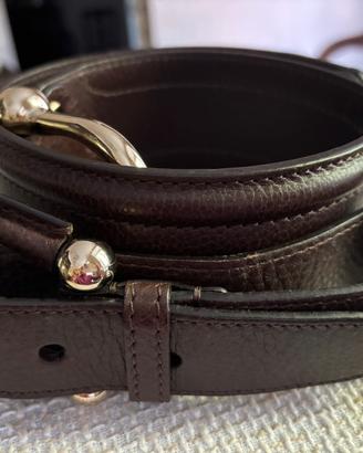 Cinturone Burberry in cuoio