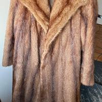 Pelliccia vintage visone biondo