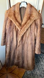 Pelliccia vintage visone biondo
