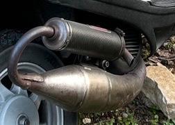 marmitta minarelli verticale