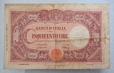 Banconota 500 Lire “Grande C” (Repubblica)