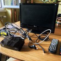 Tv TELE System, DVD integrato + Decoder