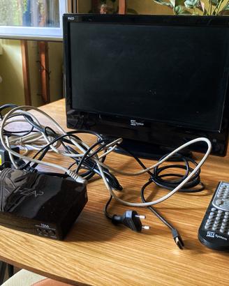 Tv TELE System, DVD integrato + Decoder