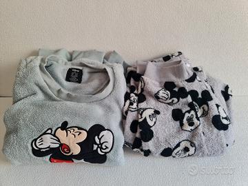 Pigiama Disney Topolino in Pile Morbido Due Pezzi