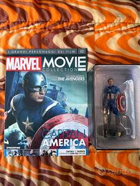 Capitan America Marvel De Agostini statuina Disney