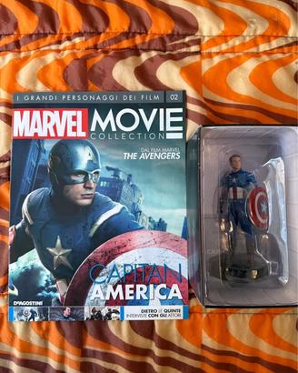 Capitan America Marvel De Agostini statuina Disney