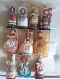 Bambole vintage Souvenir dei paesi con scatola
