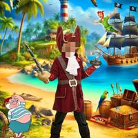 vestito di carnevale Capitan uncino 