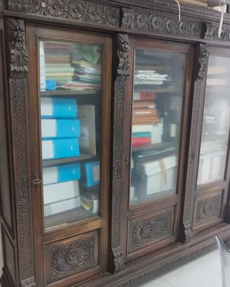 Boiserie - Libreria e scrivania 