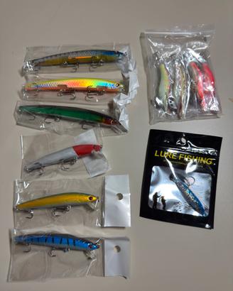 Lotto artificiali da spinning misti