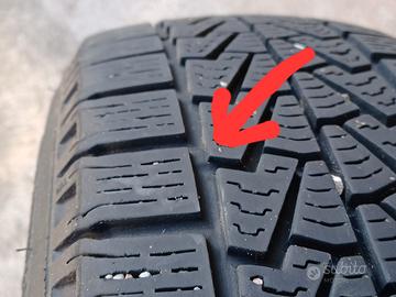 Gomme invernali con cerchi e copricerchi