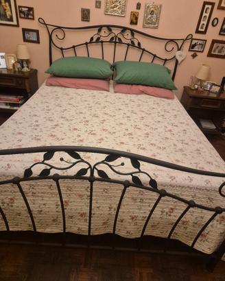 letto in ferro battuto 