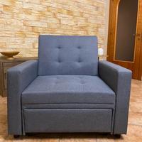 Poltrona letto con schienale regolabile