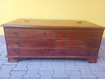 cassapanca in legno 