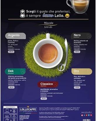 Lollo Caffè Passione Nera 300 Capsule A Modo Mio