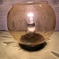 Abat-jour con vetro giallo