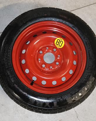 ruotino scorta quattro fori FIAT 135/80/13